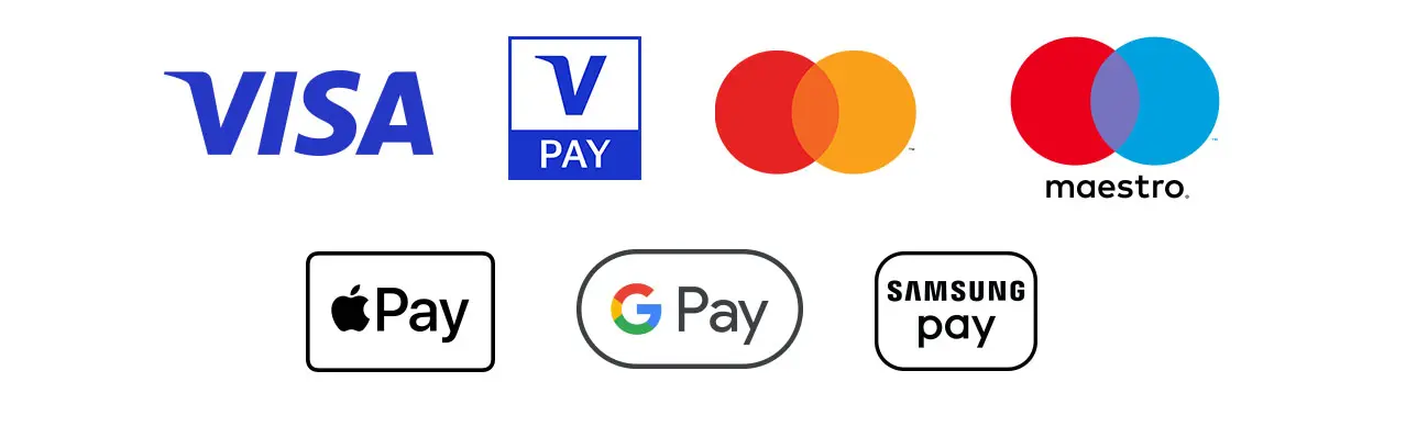 Metodi di pagamento accettati